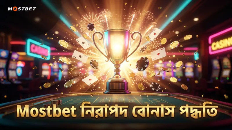Mostbet এর বোনাস পদ্ধতি নিরাপদ ও নিয়ন্ত্রিত।