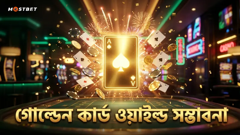 গোল্ডেন কার্ড ওয়াইল্ড রূপান্তর থেকে বেশি জয়ের সম্ভাবনা বৃদ্ধি