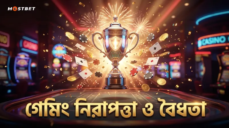 গেমিং নিরাপত্তা ও শর্তাবলীর বৈধতা নিশ্চিত করা হয়